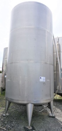 Behälter 11.000 Liter aus V4A einwandig, gebraucht