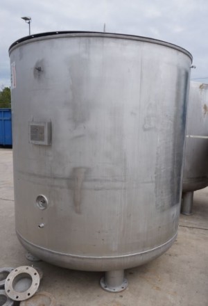 Behälter 3.800 Liter aus V4A temperierbar, gebraucht