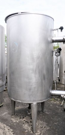 Behälter 1.000 Liter aus V2A einwandig, gebraucht