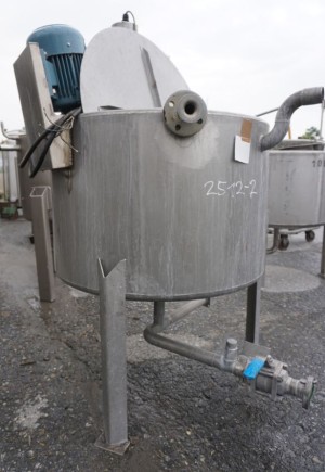 Behälter 250 Liter aus V4A, einwandig, gebraucht