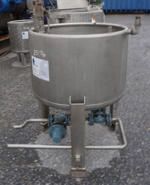 Behälter 240 Liter aus V4A, einwandig, gebraucht