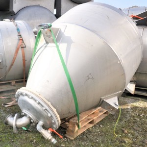 Druckbehälter 2.000 Liter aus V2A, einwandig, gebraucht