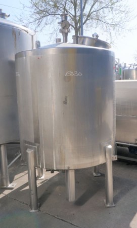 Behälter 1.200 Liter aus V2A, einwandig, gebraucht