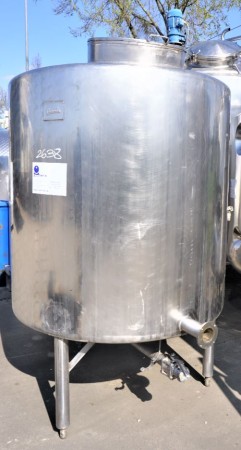 Behälter 1.700 Liter aus V2A einwandig, gebraucht