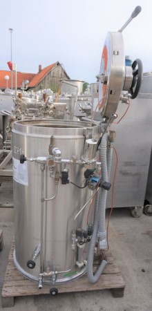 Druckbehälter 170 Liter aus V2A, isoliert, temperierbar, gebraucht