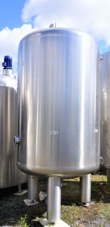 Druckbehälter 4.560 Liter aus V2A einwandig, gebraucht