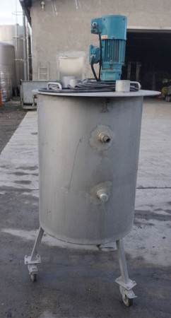 Behälter 200 Liter aus V2A einwandig, gebraucht