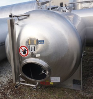Behälter 5.000 Liter aus V2A einwandig, gebraucht
