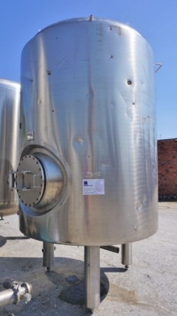Druckbehälter 5.600 Liter aus V2A isoliert, gebraucht