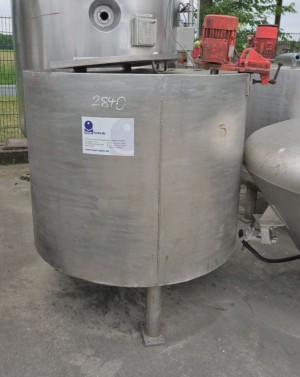 Behälter 900 Liter aus V2A einwandig, gebraucht