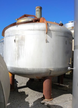 Behälter 10.000 Liter aus V2A, einwandig, gebraucht