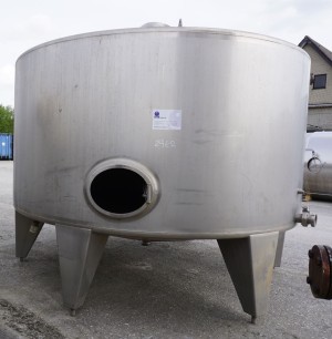 Behälter 12.000 Liter aus V2A einwandig, gebraucht