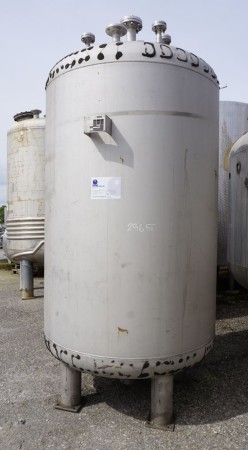 Druckbehälter 4.230 Liter aus V4A. isoliert, gebraucht