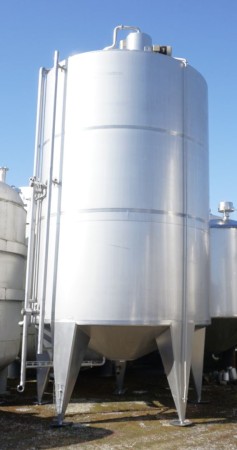 Behälter 25.000 Liter aus V4A, temperierbar, isoliert, gebraucht