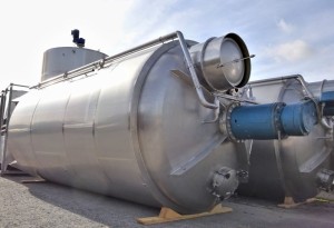 Mischbehälter 25.500 Liter aus V2A isoliert, gebraucht