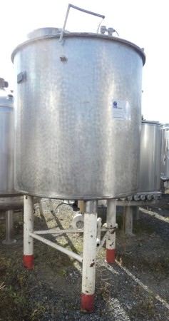 Behälter 1.400 Liter aus V4A einwandig, gebraucht