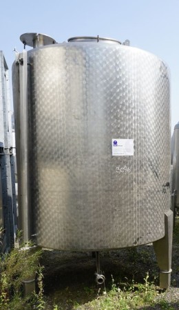 Behälter 4.500 Liter aus V2A einwandig, gebraucht
