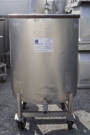 Behälter 500 Liter aus V2A, einwandig, gebraucht