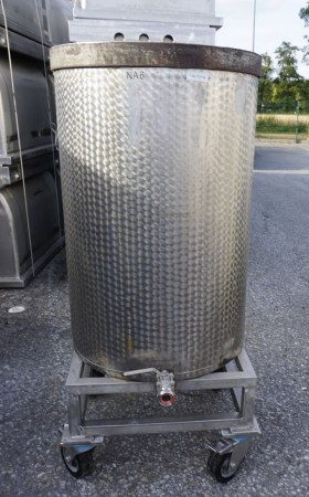Behälter 300 Liter aus V2A, einwandig, gebraucht