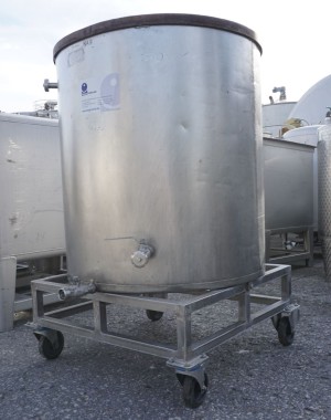 Behälter 850 Liter aus V2A, einwandig, gebraucht