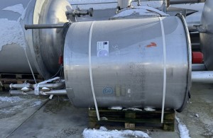 Behälter 2.000 Liter aus V2A einwandig, gebraucht