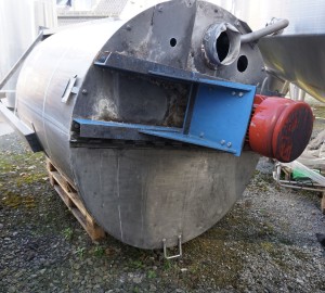 Behälter 2.000 Liter aus V2A einwandig, gebraucht