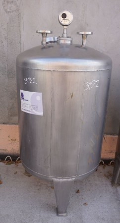 Behälter 300 Liter aus V4A einwandig, gebraucht