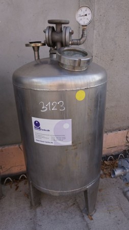 Behälter 170 Liter aus V4A einwandig, gebraucht