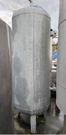 Druckbehälter 1.000 Liter aus Stahl, einwandig, gebraucht