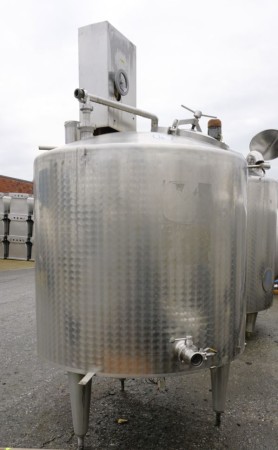 Behälter 1.000 Liter aus V2A isoliert, gebraucht