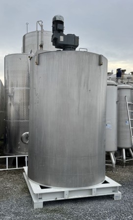 Behälter 6.500 Liter aus V2A einwandig, gebraucht