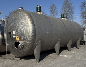 Behälter 40.000 Liter aus V2A einwandig, gebraucht