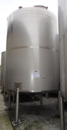 Behälter 10.000 Liter aus V4A, gebraucht, einwandig