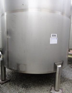 Behälter 12.000 Liter aus V2A, gebraucht, einwandig
